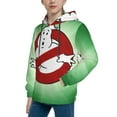 thumbnail image 2 of Ghostbusters Logo Youth Sweatshirt Hoodies Pullover 3D Print Novelty Hooded Hoody Clothes For Boys Girls Teen Clothing, 2 of 7