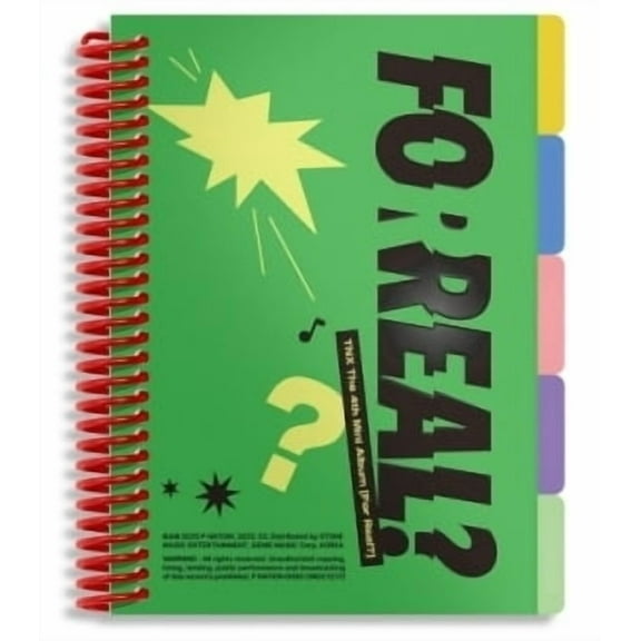 TNX - For Real? - inc. 96pg Photobook, Photocard, 5pc Film Photo Set, Folded Poster Sticker - Music & Performance - CD