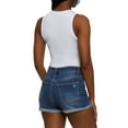 thumbnail image 3 of Womens Basic Crew Neck Tank Bodysuit, 3 of 3