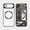 Black, variant on Clear Magnetic for iPhone Air Case with Lens Protection, Compatible with Magsafe, Military-Grade Protection, Yellowing Resistant, Scratch-Resistant Back, Shockproof Case,Rosegold