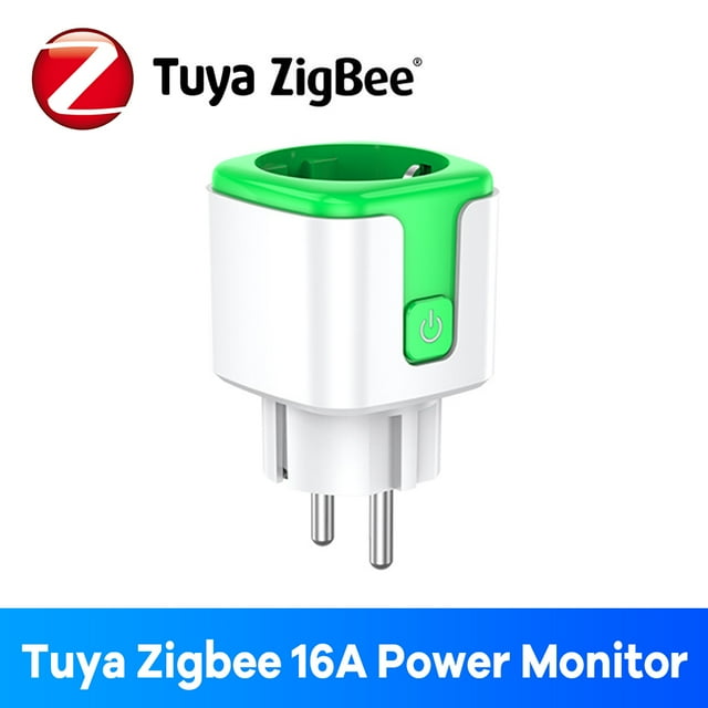 Zigbee Prise Intelligente 16A UE Bluetooth Fonctionne avec Alexa Google Home Tuya Application Télécommande Moniteur Temps Énergie pour Prise Électrique