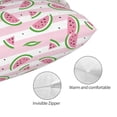 thumbnail image 3 of Pofeuu Watermelon Print Polyester Microfiber Plush Pillowcases, Super Soft and Cozy Pillow Case Covers with Envelop Closure（Pillow core not included）-20"x30", 3 of 6