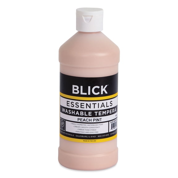 Blick Washable Tempera Paint - Peach, 16 oz