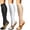 Black&White&Beige, variant on Men & Women Copper Bamboo Compression Socks (15-20mmHg), Seamless Toe Ultra Soft Thick Cushioned for Diabetes/ Athletic