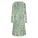 thumbnail image 5 of ICHUANYI Clearance Women's Casual Round Neck Long Sleeve Folding Floral Printed Dresses(Green, XXL) ICHUANYI WER2023081205389, 5 of 5