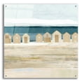 thumbnail image 1 of Epic Art 'Stone Bay Huts II' by Flora Kouta Acrylic Glass Wall Art, 36"x36", 1 of 8