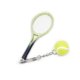 thumbnail image 5 of sweethay Paquete de 6 raquetas de tenis de simulación, llaveros portátiles, colgante deportivo, juego de llavero, suministros, regalos, esposa, verde Type2 NO2 sweethay CBP199968, 5 of 5