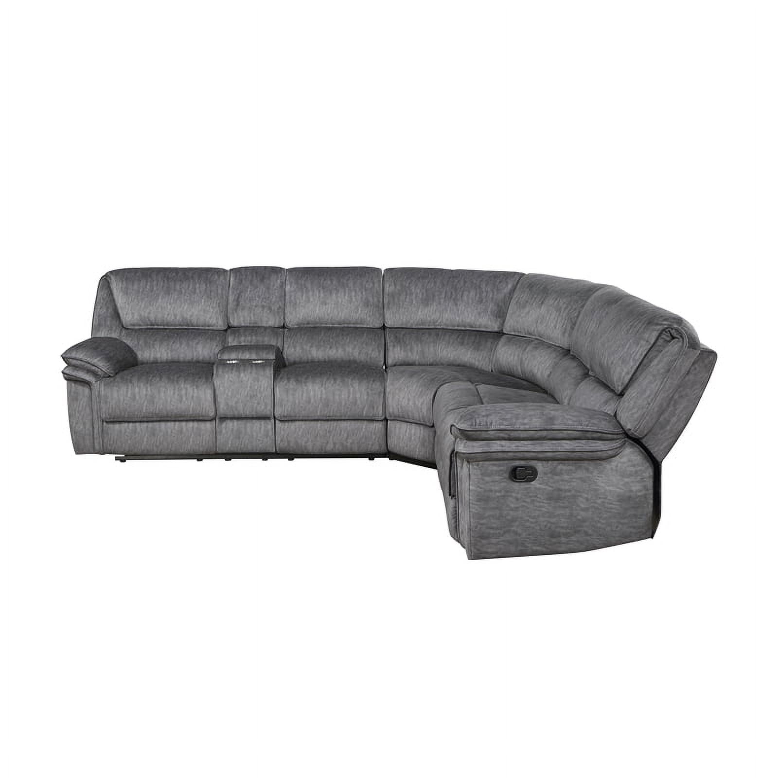 Urbino charcoal reclining sectional deals