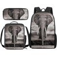 thumbnail image 1 of School Supplies Horse Pattern School Set Backpack Small Lunch Box, 1 of 5