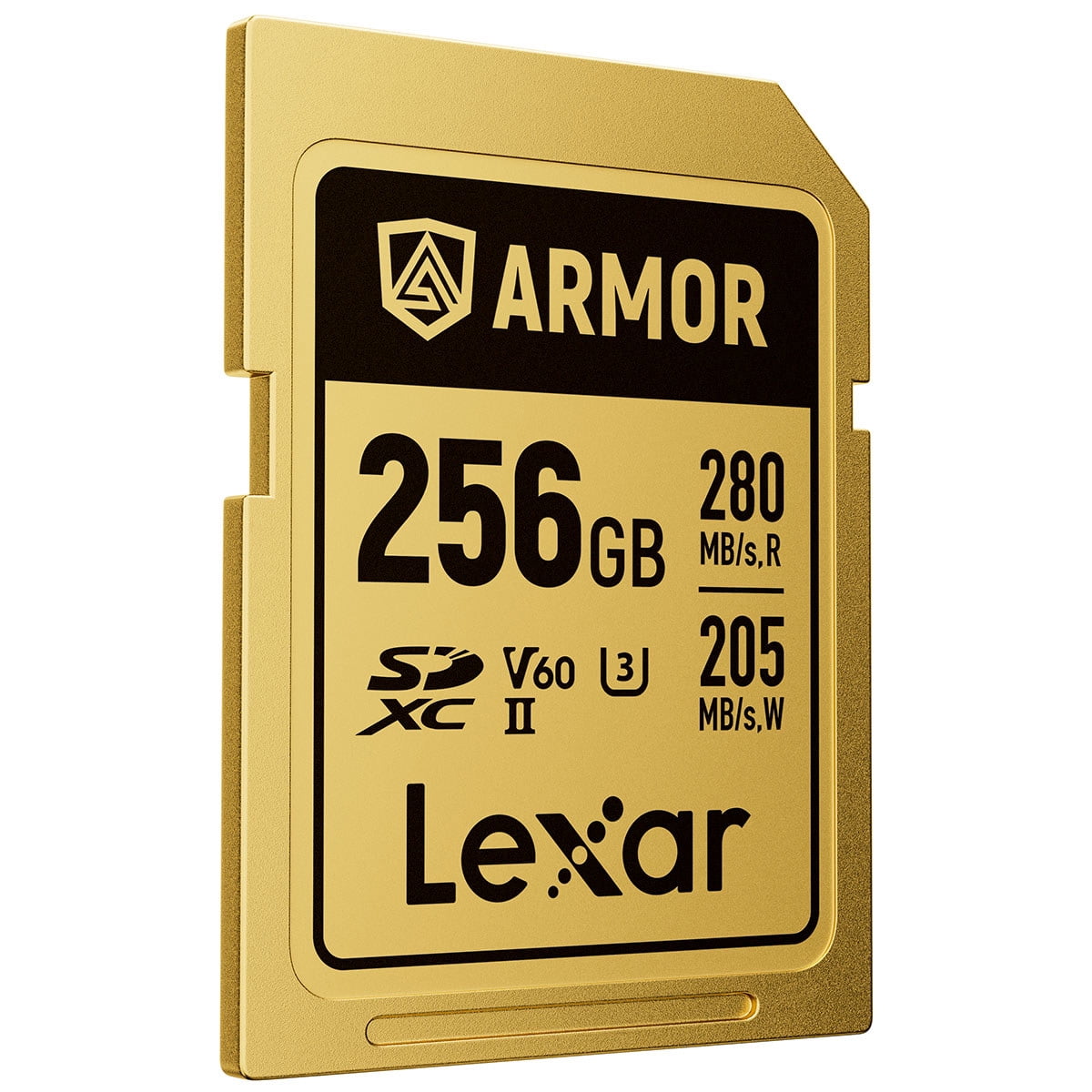 Lexar Professional ARMOR GOLD 256GB UHS-II V60 SDXC Memory Card