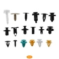 thumbnail image 2 of 2pcs Push Pins Universal Plastic Fastener panel push pin for Car Fender Bumper Interior Panel Trim Rivet Color Size Random, 100pcs, 2 of 9