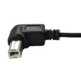 thumbnail image 3 of HomeLife 1.5m/5ft USB 2.0 Type A Male to USB Type B Male Right Angle Coiled Printer Cable, 3 of 5