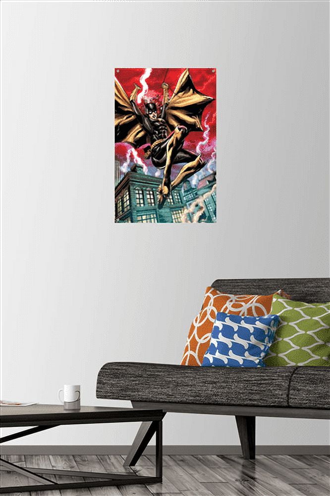 DC Comics - Batgirl - Action Wall Poster with Push Pins, 14.725" x 22.375"
