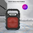 thumbnail image 2 of Portable BT Karaoke Machine Rechargeable Cordless Outdoor Speaker Battery Powered with Microphone & Microphone System for Home Outdoor Gym Party Singing Dancing Camping, 2 of 7