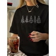 thumbnail image 1 of Women'S Vintage Casual Printed T-Shirt with a Round Neck, 1 of 5