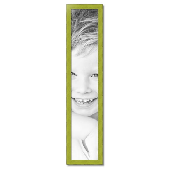 ArtToFrames 9" x 48" Modern Green Picture Frame, 9x48 inch Green Wood Poster Frame (WOM-4589)