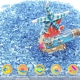 thumbnail image 6 of Aquarium Sea Glass Stones, 0.93LB Clear Glass Pebbles Marble Aquarium Fish Tank Rocks Gravel for Turtle Tank, Vase Fillers, Christmas Decoration - Light Blue, 6 of 9