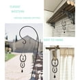 thumbnail image 5 of ABPETE 15-inch Height Horseshoe Wall Decor Hanging, Western Horse Decoration with Metal Stars and Witch Bell, Indoor Outdoor Lucky Horseshoes Decor Hanging Ornaments (Copper), 5 of 6