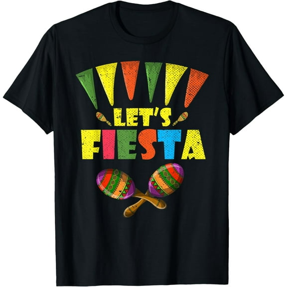 Mexico Party Lets Fiesta Mexican Cinco De Mayo T-Shirt men and women can wear, black, white, gifts