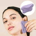 thumbnail image 2 of Portable Silicone Gua Sha Board Facial Massage Tool for Face Lifting and Relaxation, 2 of 6