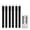 A001- Black, variant on Halloween Flameless Candle Set, Flameless Taper Candles with Remote, Battery Operated Taper Candles, Battery Candles with Timer, 6 Pack 10X1 Inch Orange Spiral Dripping Led Taper