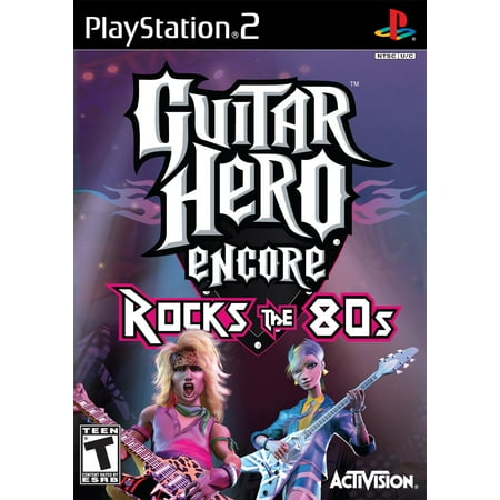 Guitar Hero Encore Rocks the 80's Sony Playstation 2 PS2 Complete