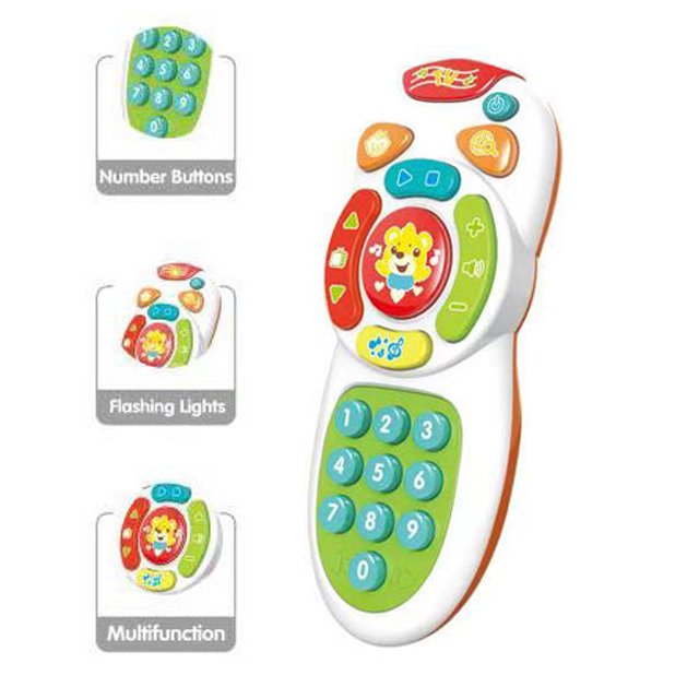 Baby Remote Control Toy for 3 Months & Up - Light Up Toy Remote with Fun  Sounds & Music - Perfect Baby Gift