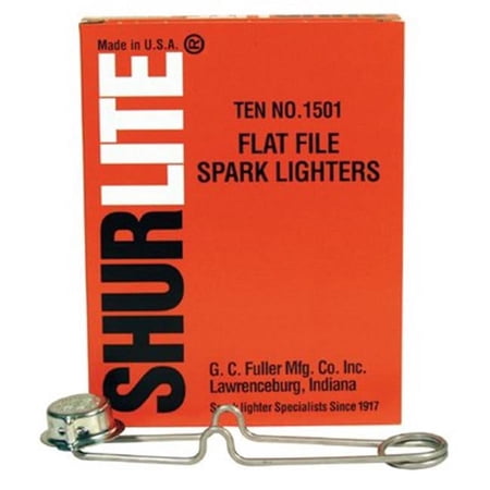 Shurlite® Spark Lighter, Flat Lighter with Round Cup Design
