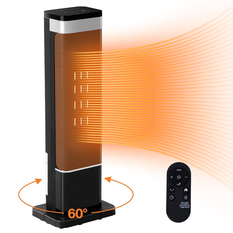 EDX 24-Inch Ceramic Space Heater with Oscillation photo 1