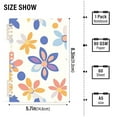thumbnail image 2 of FORMRS 1-Subject Spiral Notebook 8" x 5" College Ruled 60 Refillable Sheet A5 Hard Cover, Blue Retro Flower, 2 of 7