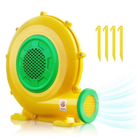 Heipigo Bounce House Blower, 370 Watt 0.5HP Air Blower for Inflatable Water Slide, Electric Air Blower Fan for Inflatable Bouncer, Perfect for Small Inflatable Objects Inflatable Bounce