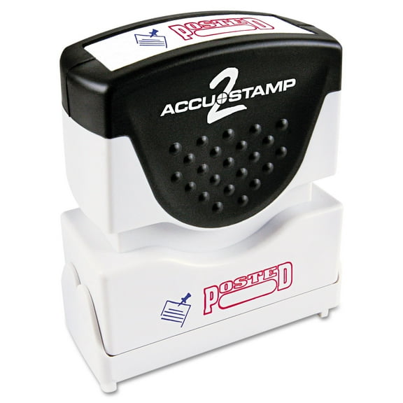 COSCO 2-Color Shutter Stamp with Microban