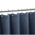 thumbnail image 5 of Better Homes & Gardens Solid Waffle 72" x 72" Fabric Shower Curtain, Denim, 5 of 5