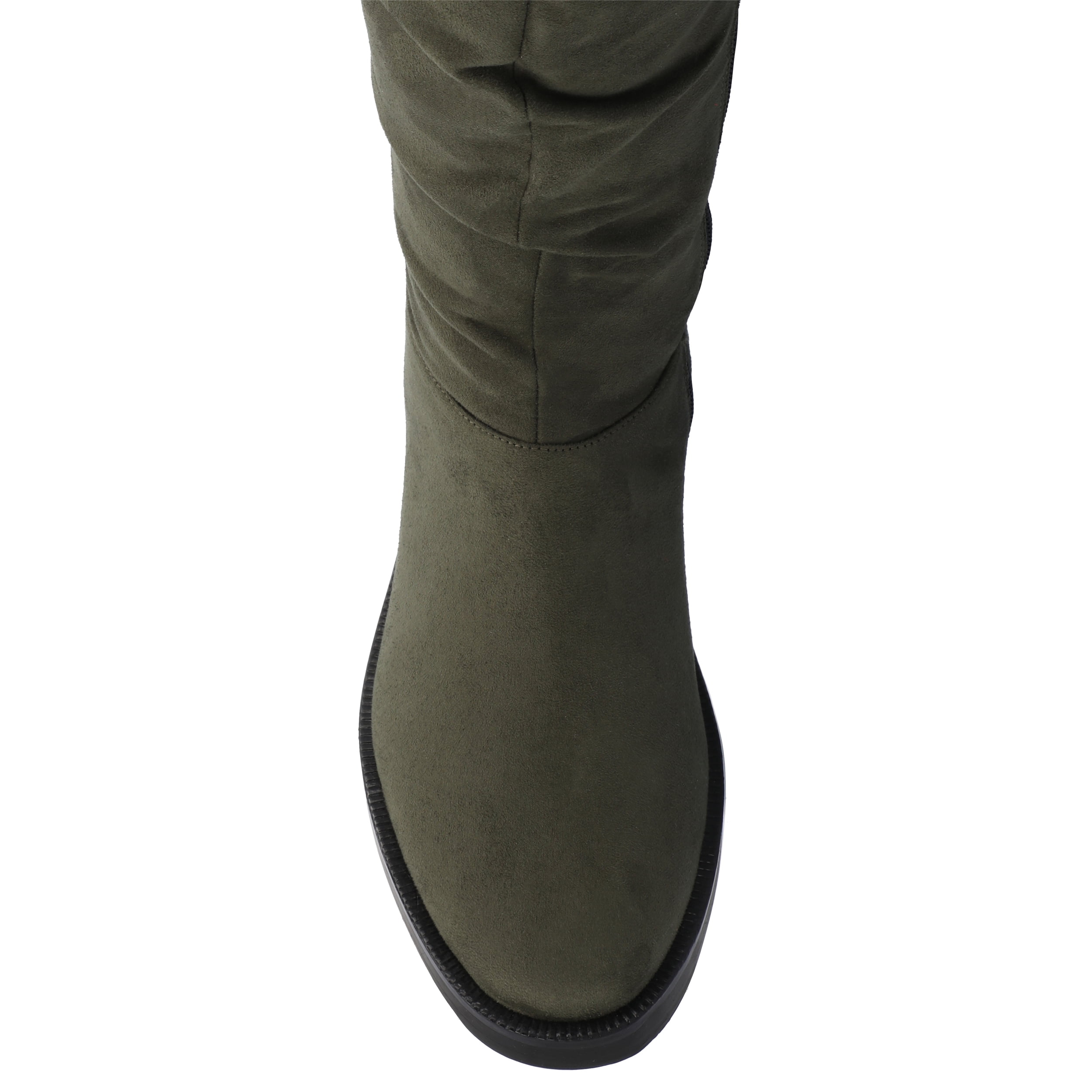 Journee Womens Mirinda Wide Calf Stretch Knee High Boots