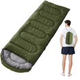 thumbnail image 1 of (Vert) Sac de Couchage Extérieur Ultraléger Imperméable pour Camping Unisexe, 1 of 5
