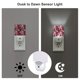 thumbnail image 3 of Fotbe Rose Flowers Luz Nocturna LED, Luz de Noche con Sensor de Luz Natural de Anochecer a Amanecer, Se Enchufa a la Pared, Blanco Cálido 0.5W-US, 3 of 7