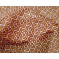 thumbnail image 4 of oneOone Silk Tabby Fabric Chevron & Swirl Ikat Decor Fabric Printed BTY 42 Inch Wide, 4 of 4