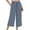 Dark Gray, variant on Womens High Waisted Wide Leg Pants Lace Up Loose Tight Waist Casual Trousers for Women Size M