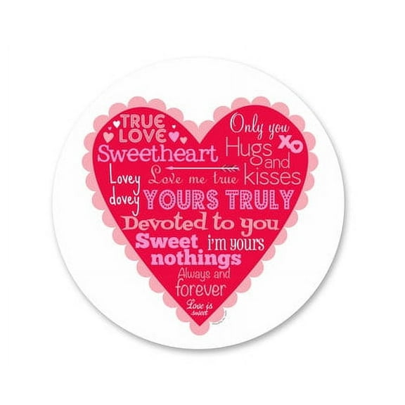 Heart Valentine Edible Icing Image Cake Decoration Topper -1/4 Sheet