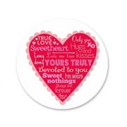 Heart Valentine Edible Icing Image Cake Decoration Topper -1/4 Sheet