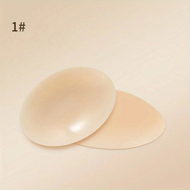 2025 1 par de pétalos de mama reutilizables, cubre pezones, pétalos invisibles, adhesivos, sin tirantes, sin espalda, sujetador adhesivo, parche de silicona para el pecho