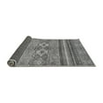 thumbnail image 2 of Ahgly Company Indoor Square Abstract Gray Modern Area Rugs, 4' Square, 2 of 4