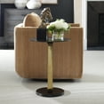thumbnail image 3 of Uttermost Aperture Brass Accent Table, 3 of 12