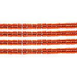 Delica 11/0 RD Red/Orange Silver Lined