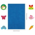 thumbnail image 3 of Apehuyuan Colored Felt Fabric Sheets 8*12 inches 40 Pcs 1mm Thick Pre Cut Quilt Squares Assorted Patchwork Sewing DIY Craft for Kids School Projects(8*12''), 3 of 6