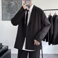 thumbnail image 4 of Traje de moda coreana de primavera, abrigo retro de ocio callejero para hombres, 4 of 5
