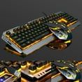 thumbnail image 1 of V1 104-Key USB Wired Mechanical Gaming Keyboard & Mouse Combo RGB Backlit, Anti-Ghosting, Metal Panel, 6D Mouse, 1 of 7