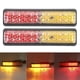 thumbnail image 1 of 2 unids 24LEDs 6000K impermeable dirección freno luz trasera marcador lámpara para Remolques campistas, 1 of 8