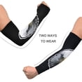 thumbnail image 4 of ALAZA Black Eagle Head UV Sun Protection Arm Sleeves UPF 50+ Compression Cooling Sleeve 1 Pair, 4 of 7