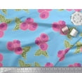 thumbnail image 3 of Soimoi Cotton Duck Fabric Leaves & Berries Fruits Print Fabric by the Yard 56 Inch Wide, 3 of 3